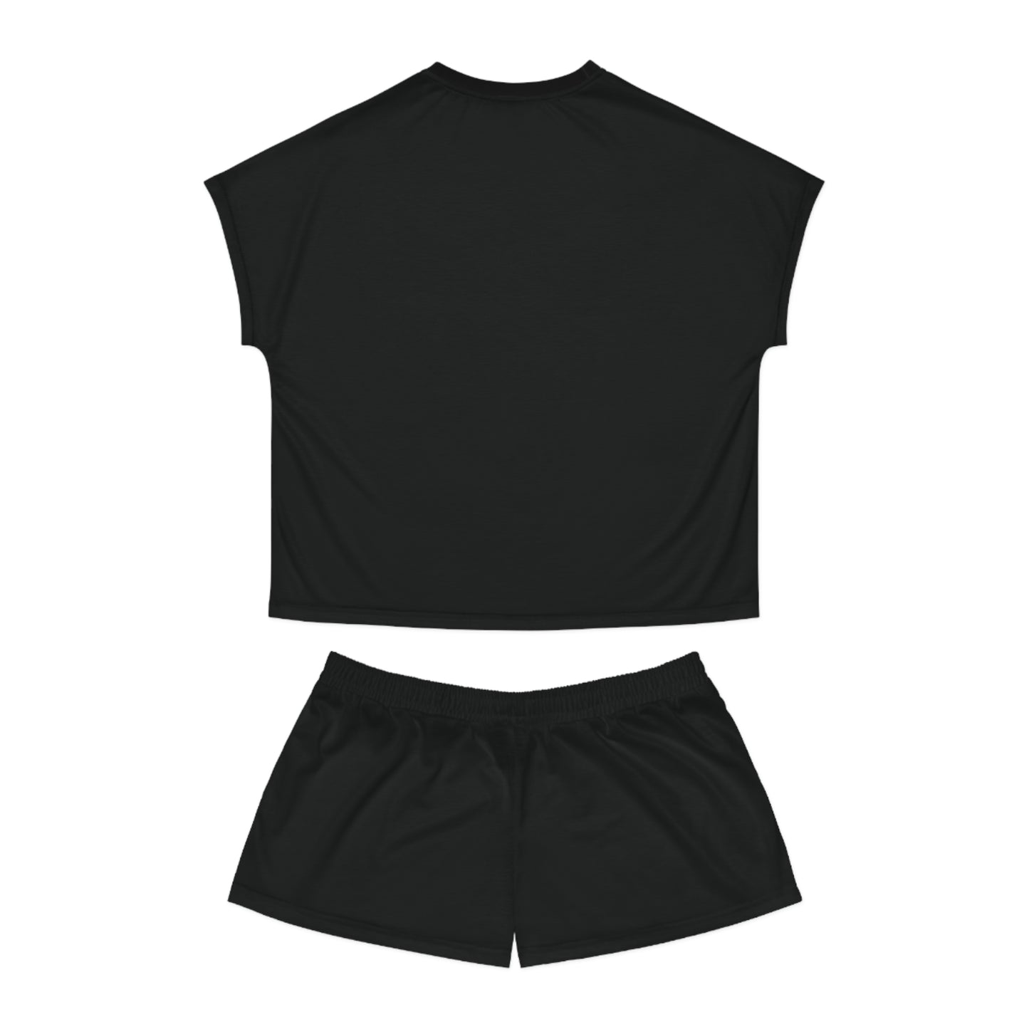 Black Vanity Pajama Short Set