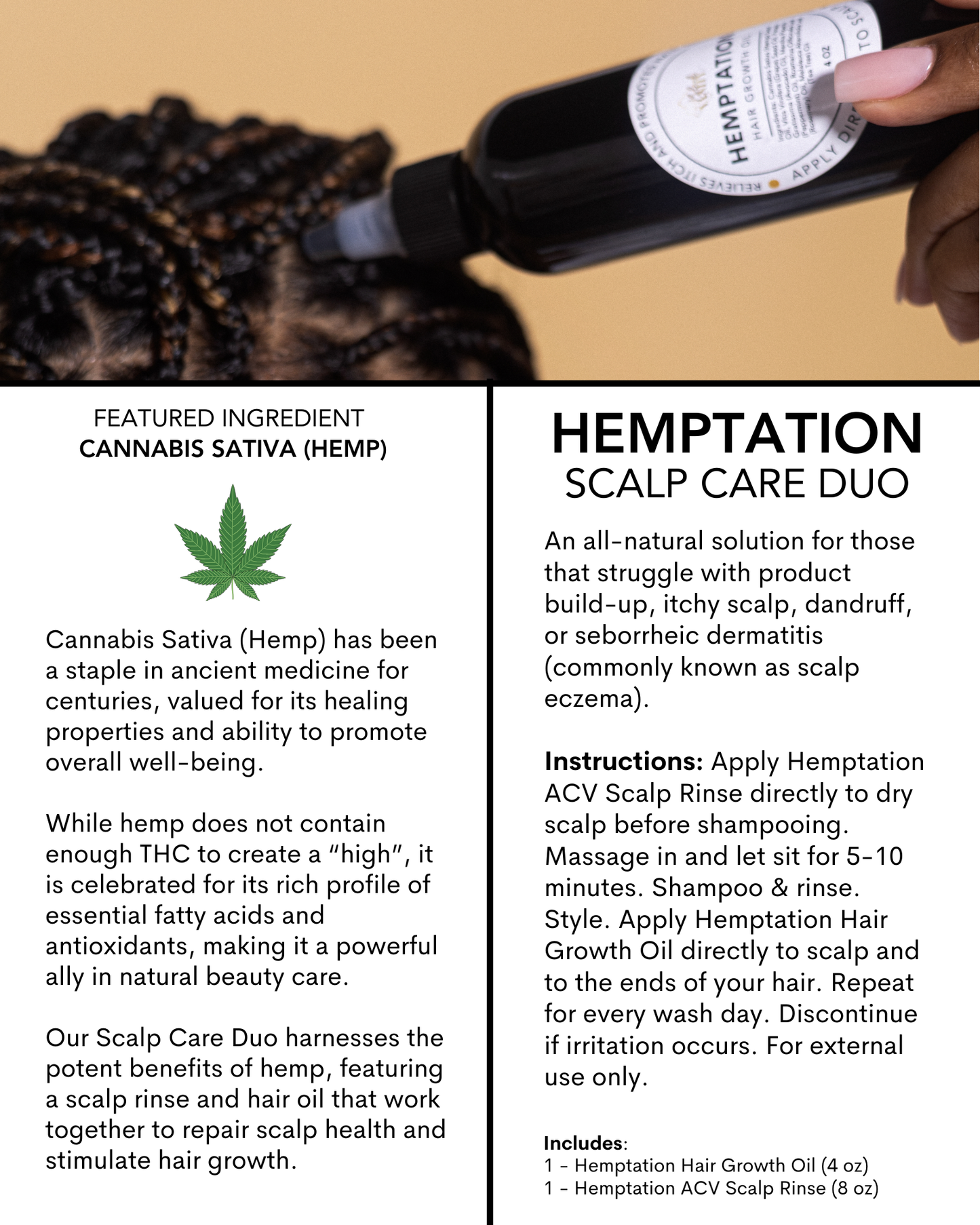 Hemptation Scalp Care Duo