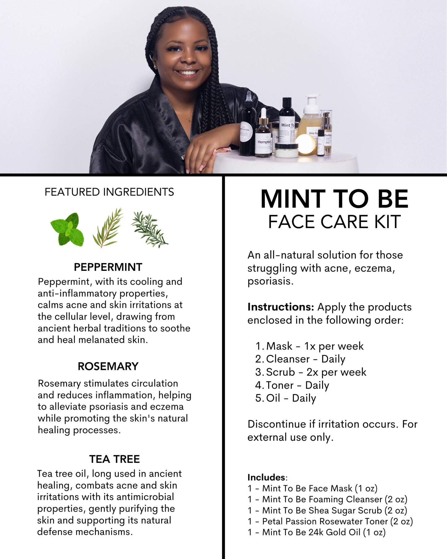 Mint To Be Face Care Kit