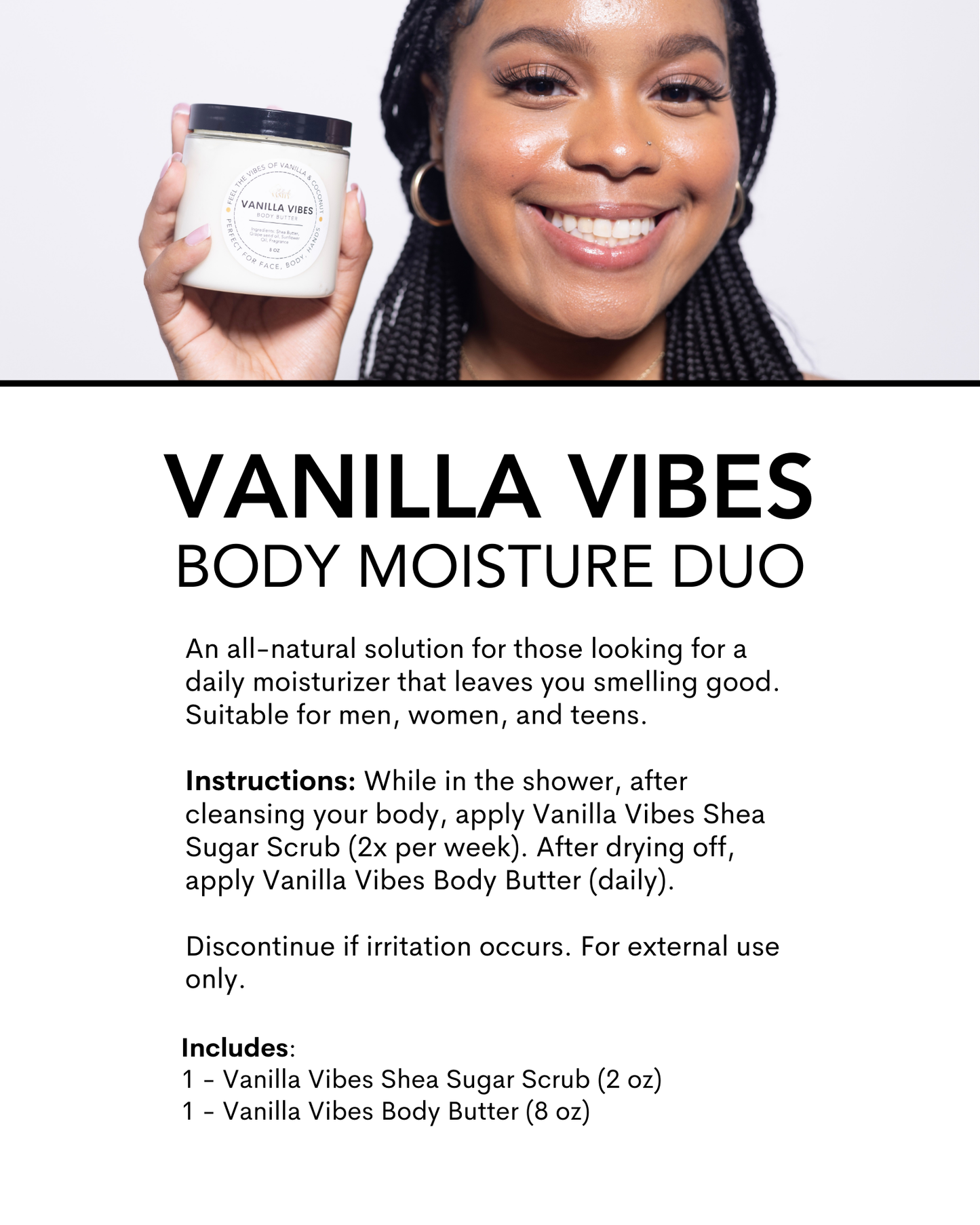 Vanilla Vibes Body Moisture Duo