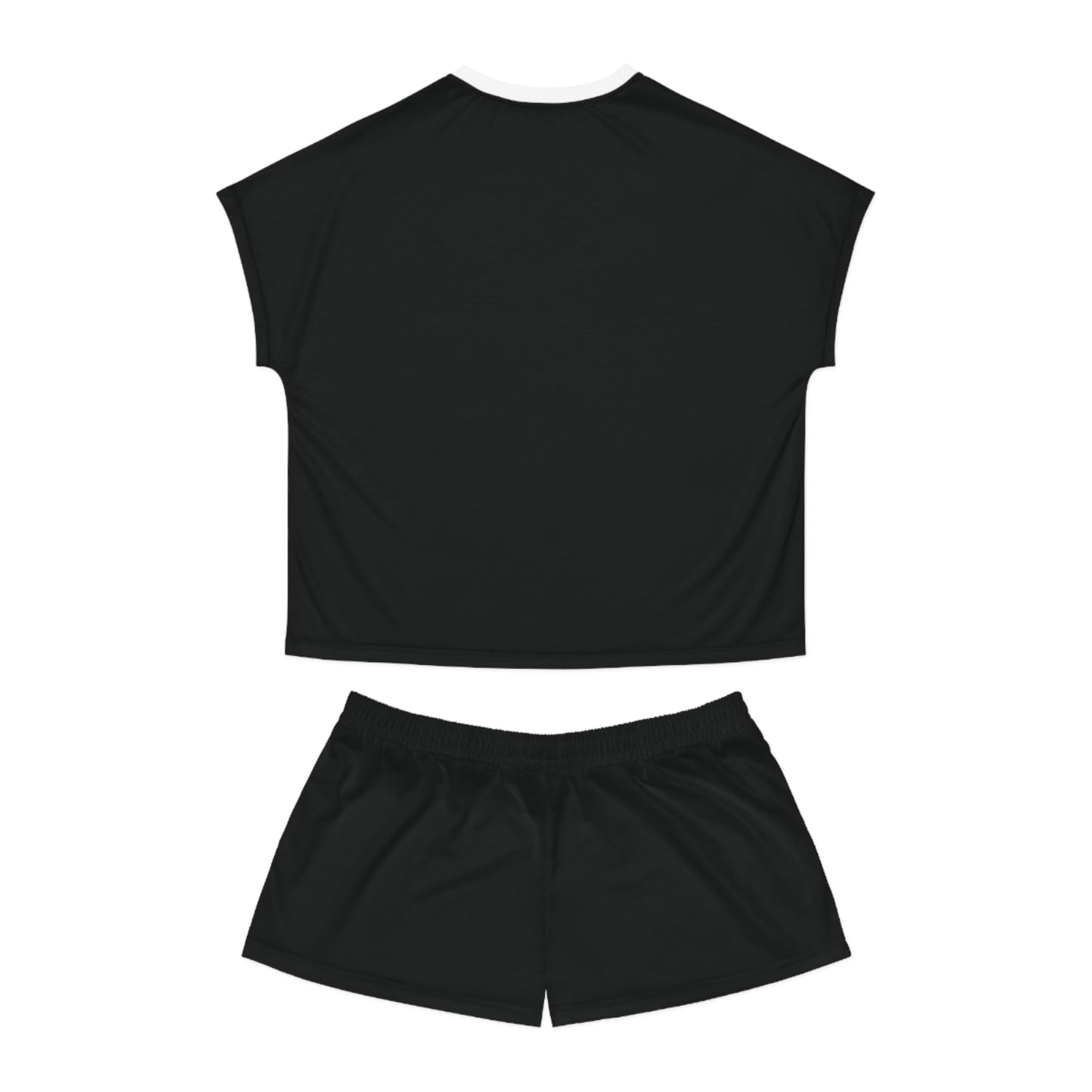 Black Vanity Pajama Short Set