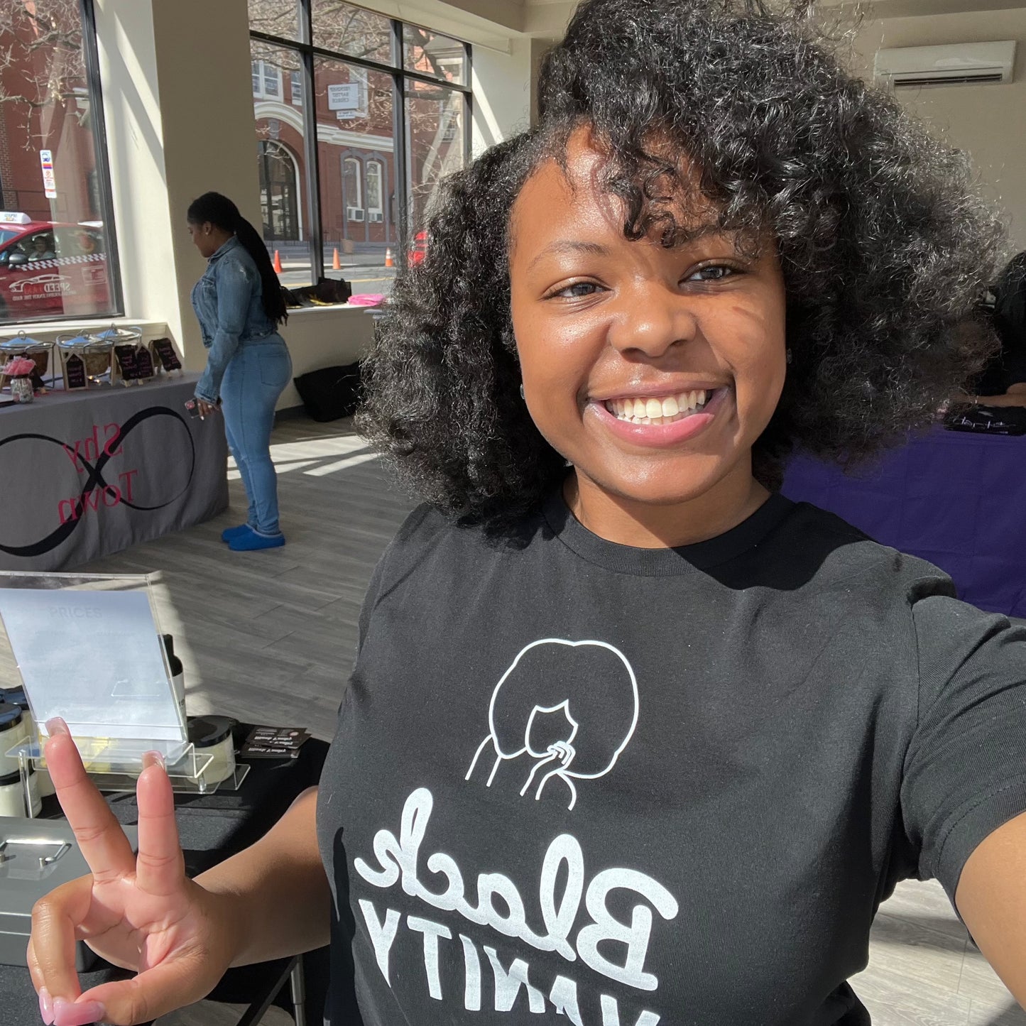 Black Vanity CEO in Black Vanity T-Shirt