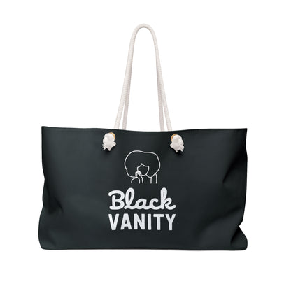 Black Vanity Weekender Bag