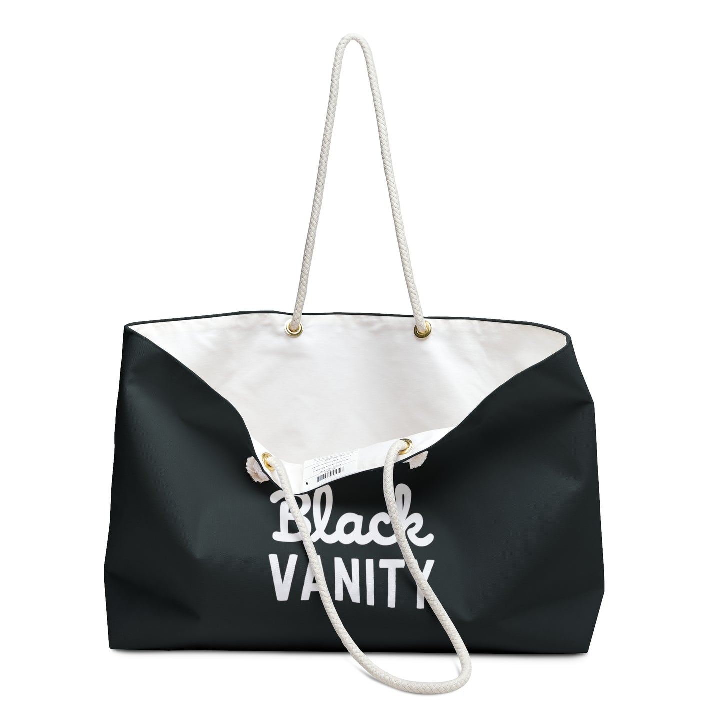 Black Vanity Weekender Bag
