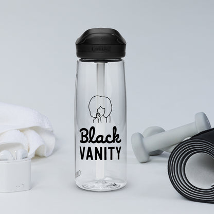 Black Vanity Water Bottle