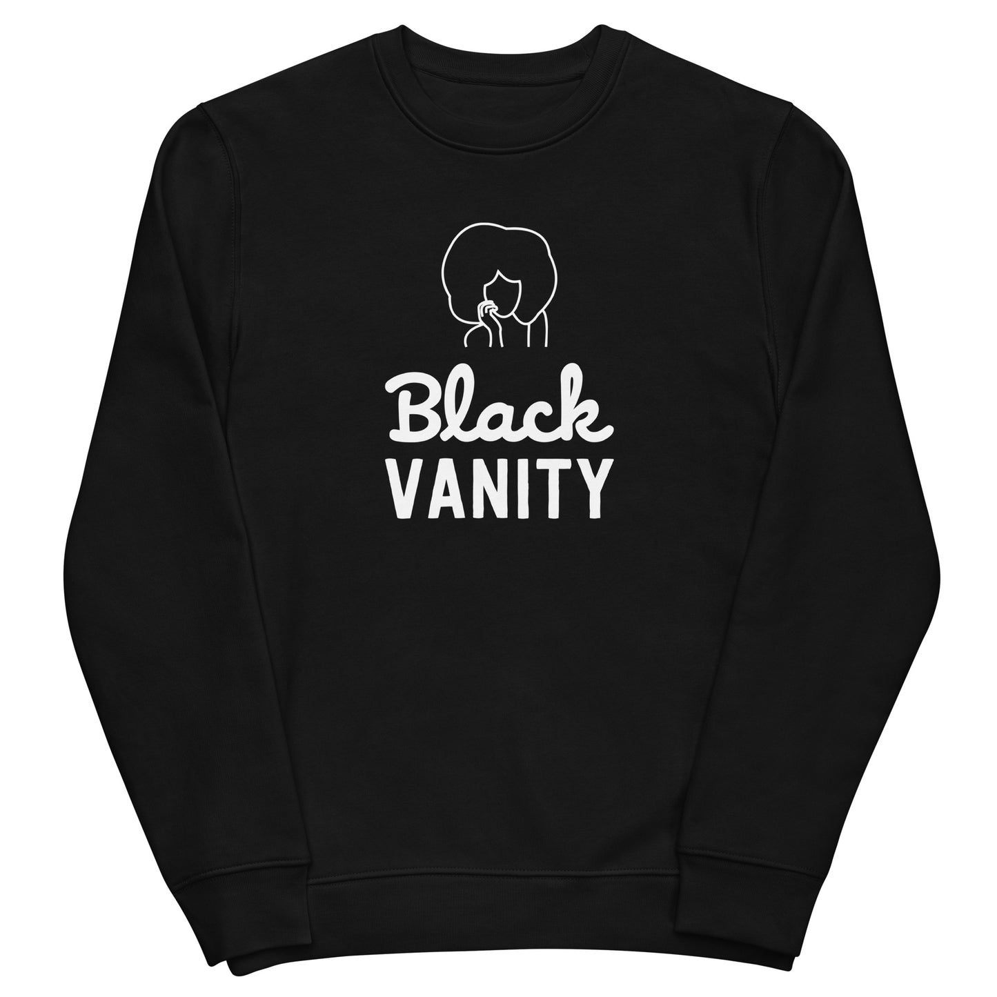 Black Vanity Crewneck